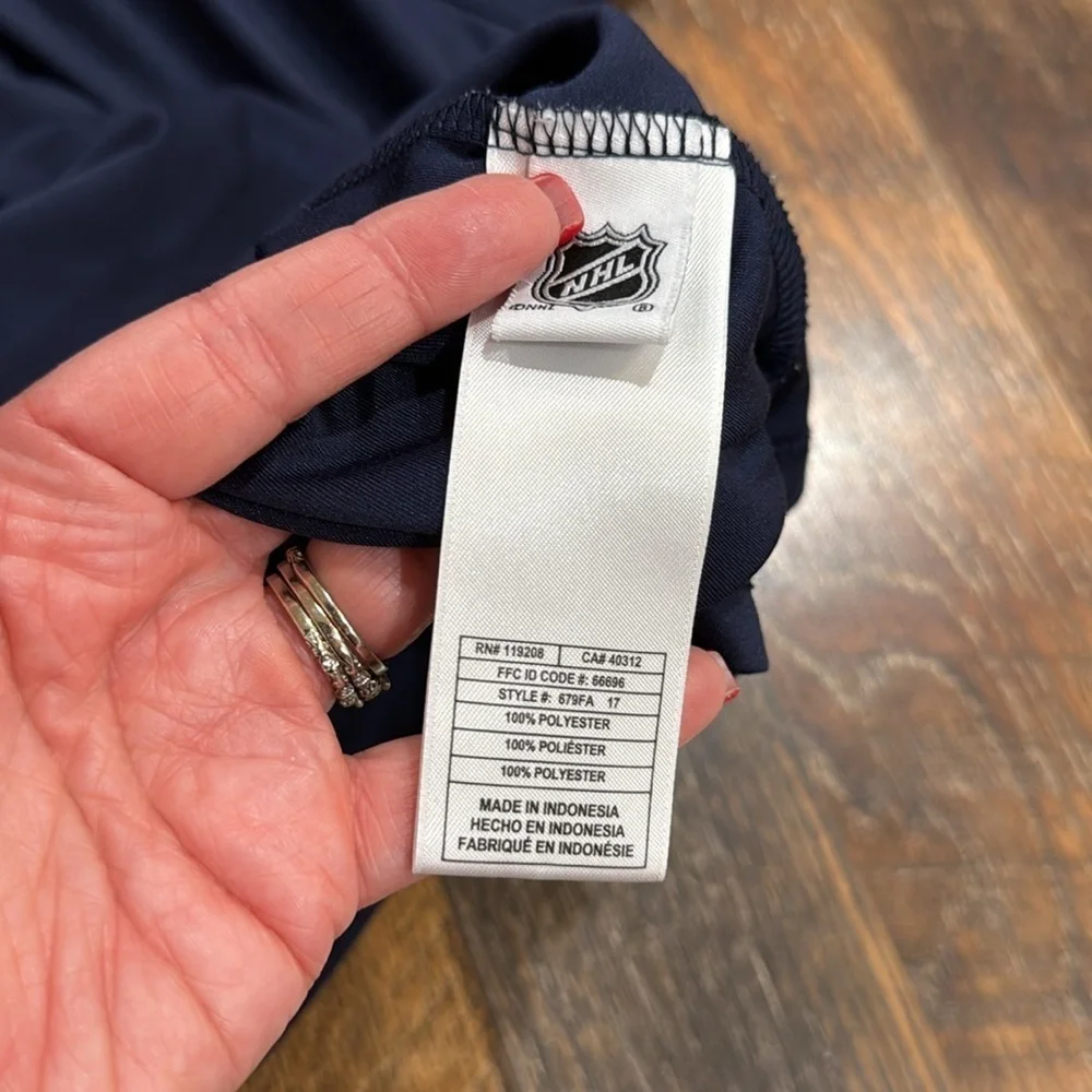 Adidas NHL Columbus Blue Jackets Quarter Zip Pullover